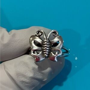 Sterling Butterfly Ring